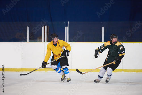 Photography ice hockey sport players