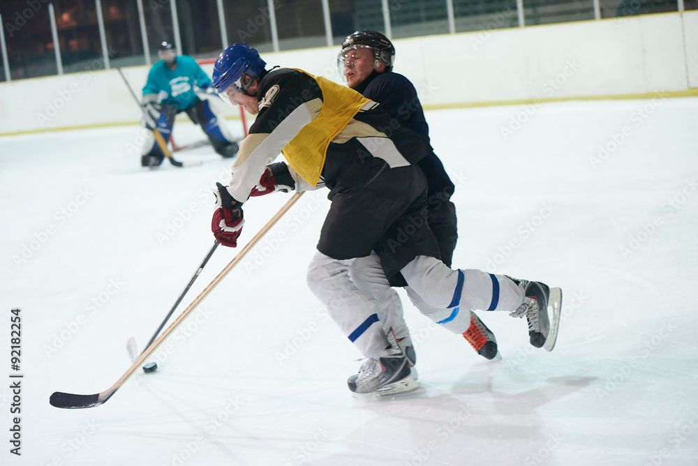Obraz premium hokej na lodzie graczy sportowych