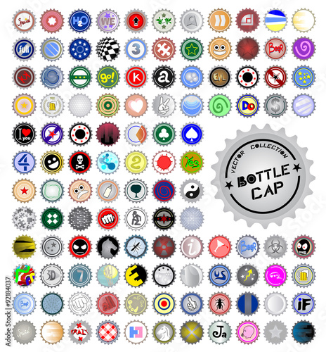 set bottle caps