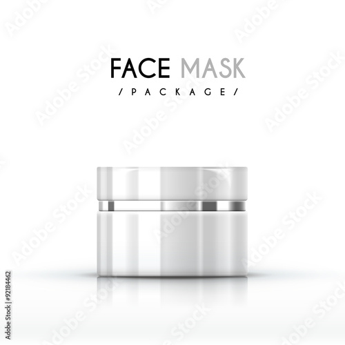 cream face mask package