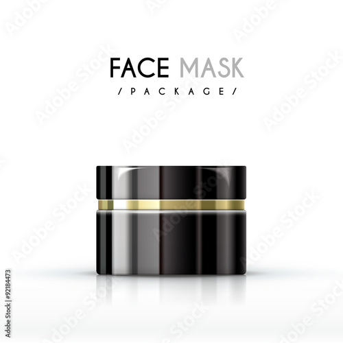 cream face mask package