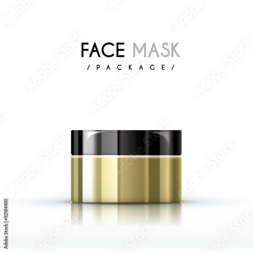 cream face mask package