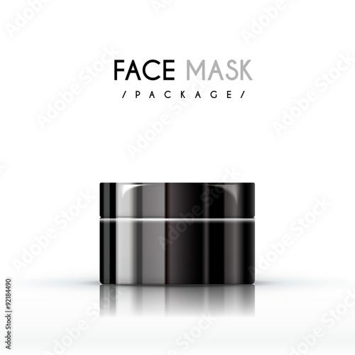 cream face mask package