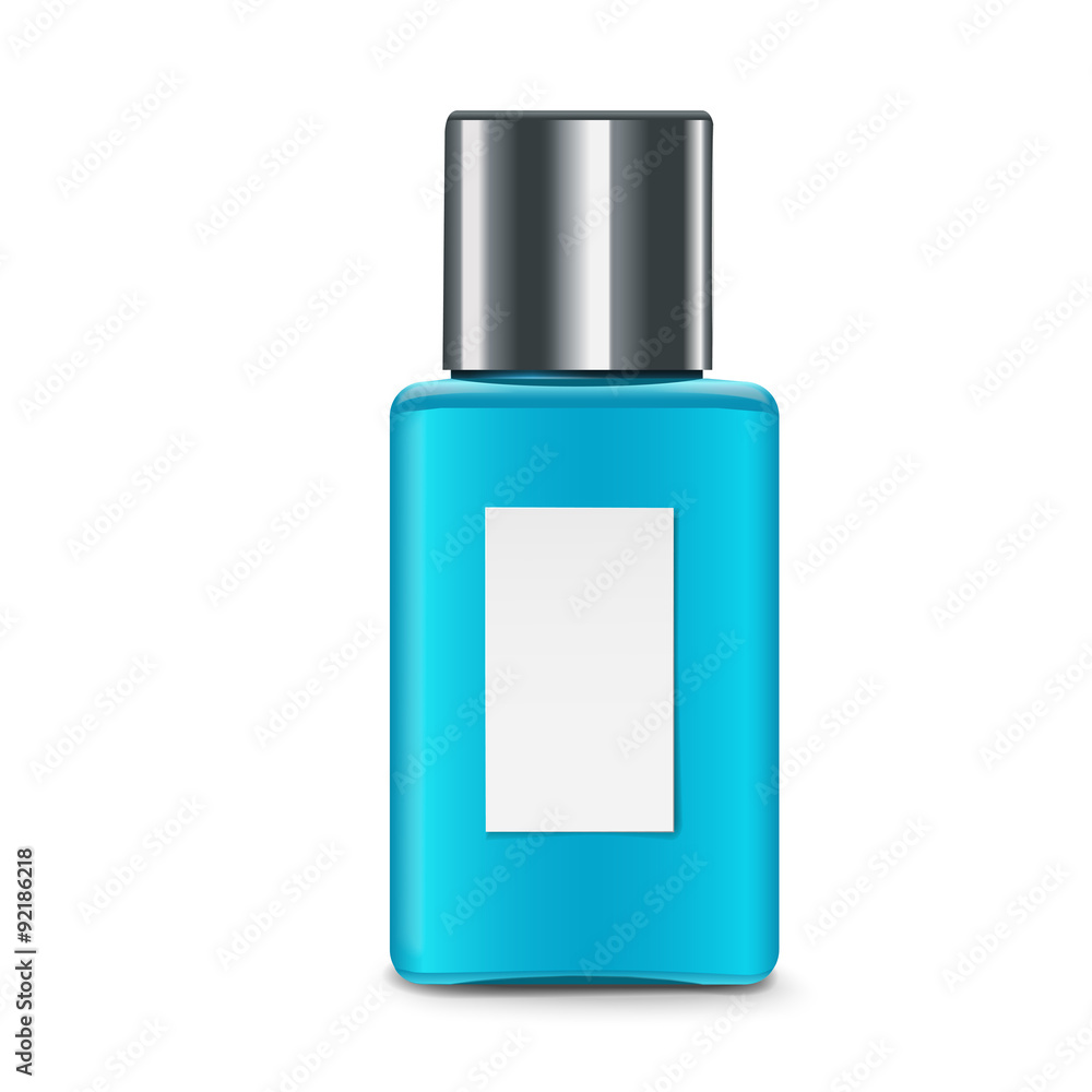 elegant perfume bottle with blank label elegant perfume bottle with blank label