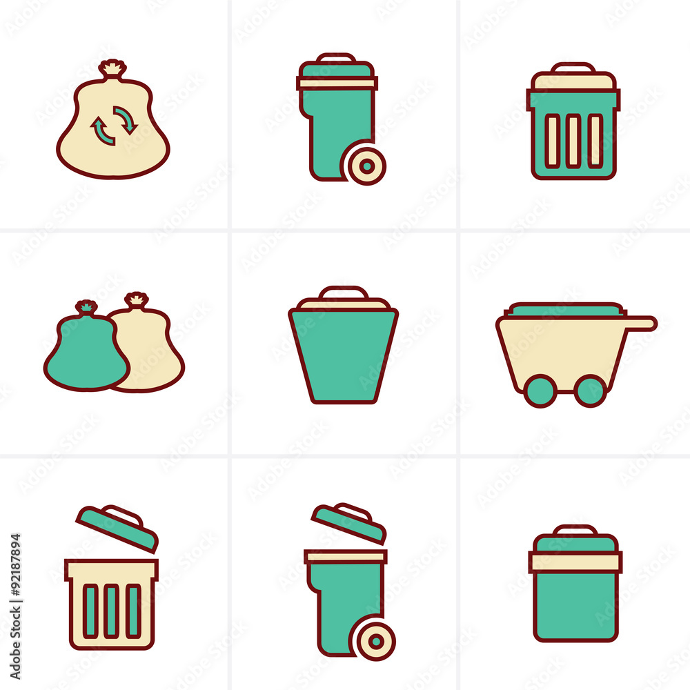 Icons Style  Icons Style  Garbage Icons