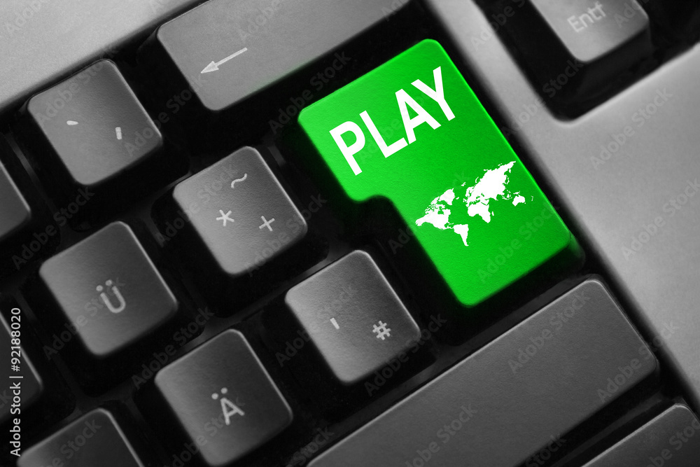 keyboard with green enter key play international keyboard with green enter key play international