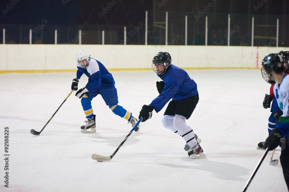 Fototapeta premium ice hockey sport players