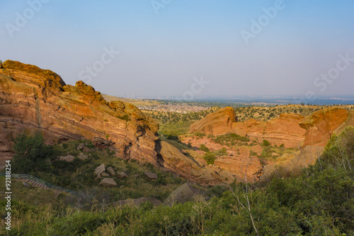 Red Rocks, Colorado The view of the park 