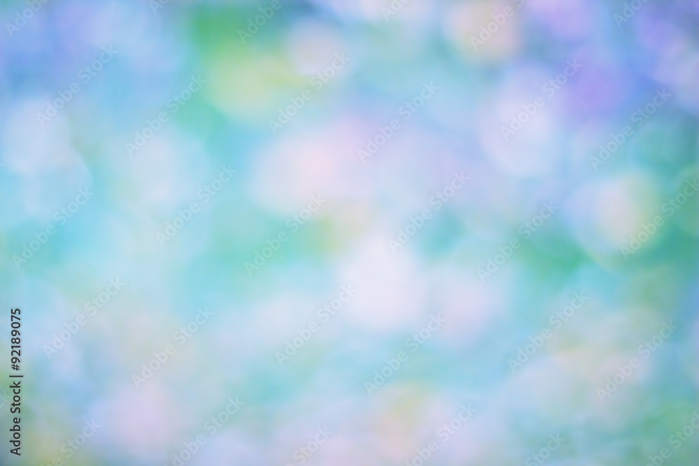 abstract blue natural bokeh blur background