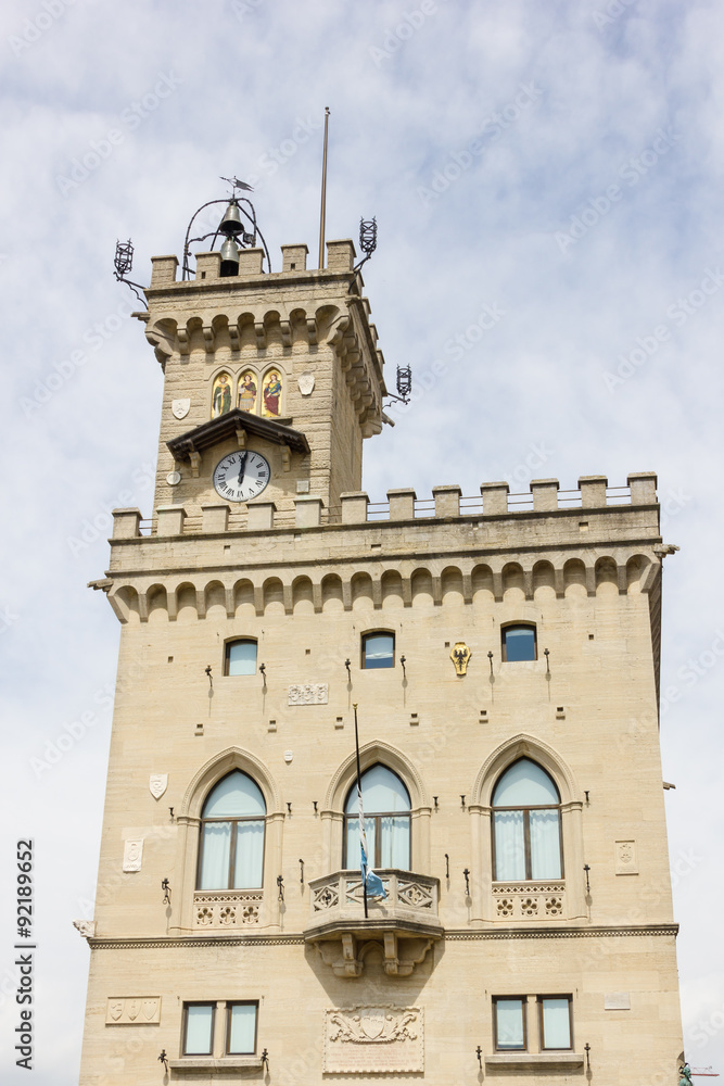 The Palazzo Pubblico of the City of San Marino