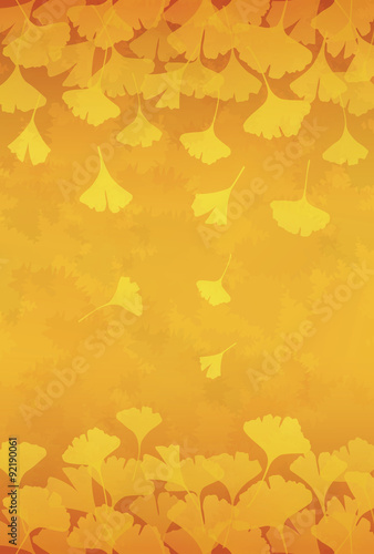 銀杏の葉の背景画像