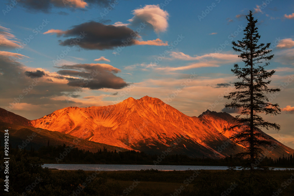 Fototapeta premium Mountains in Alaska
