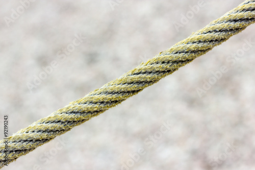Yellow rope
