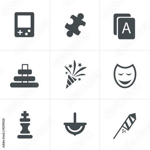 Toy icons 9 item
