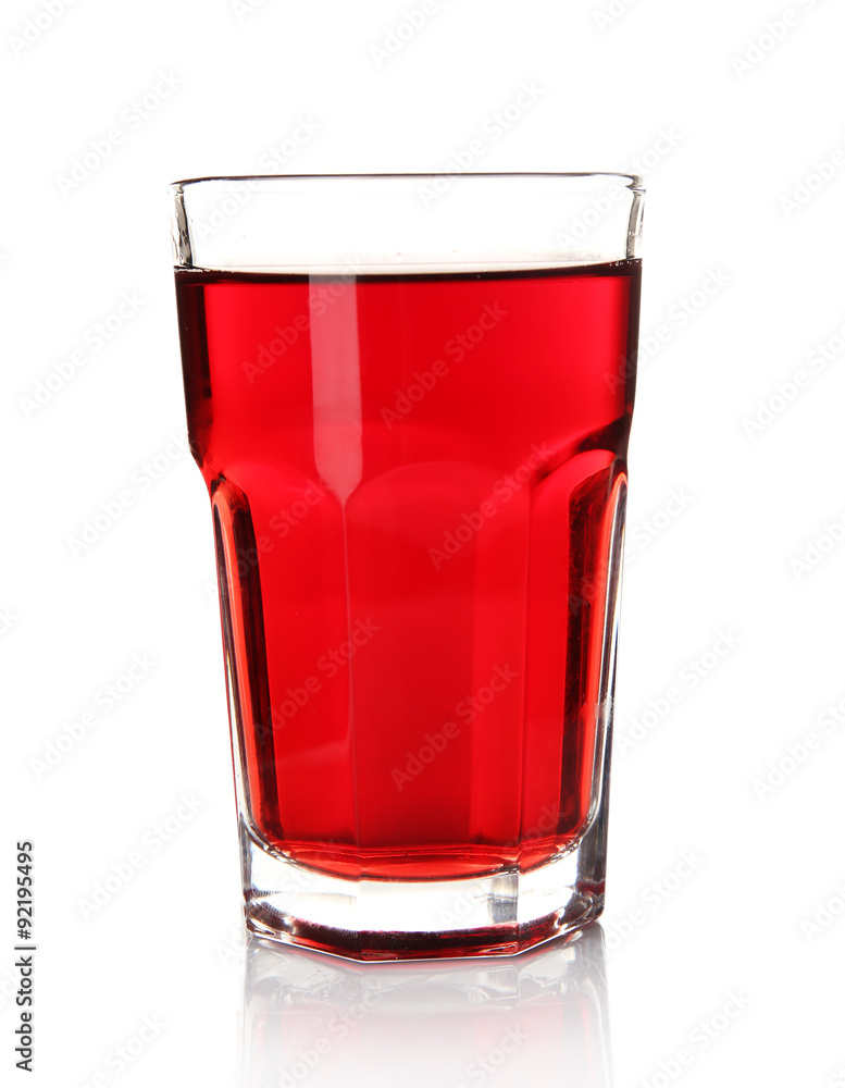 Glass of grape juice isolated on white Glass of grape juice isolated on white