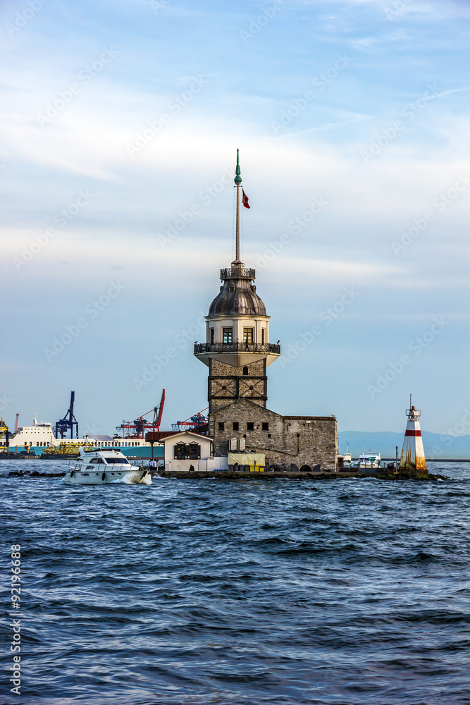 The Maiden's Tower in Istanbul, Turkey