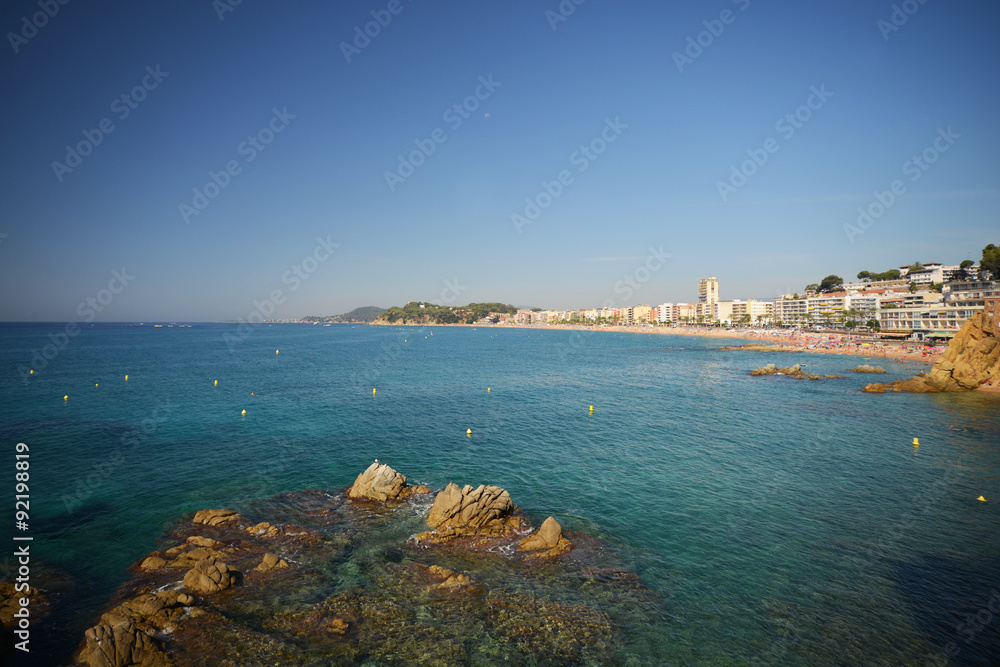 beautiful sea view on the Spanish coast