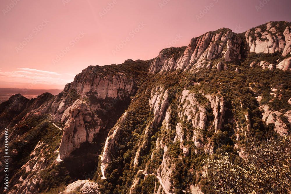 Fototapeta premium beautiful mountain view in the Catalan Pyrenees