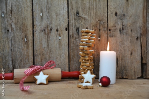 Weihnachtskarte - Zimtsterne