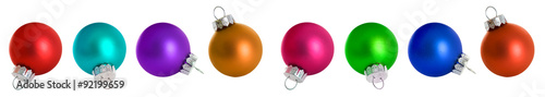 Christmas: Christmas Ornaments In All Colors