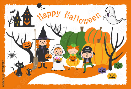 ハロウィンのカード