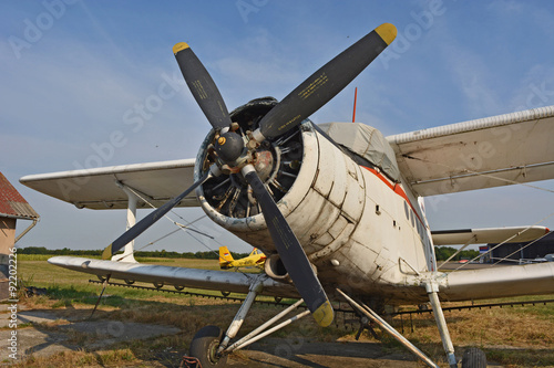 Old propeller plane