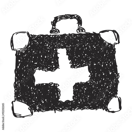 Simple doodle of a first aid kit
