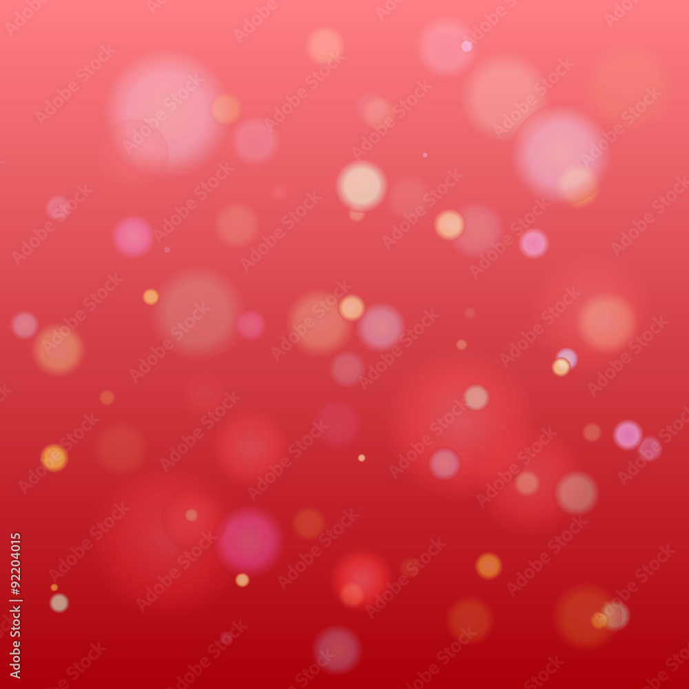 Abstract red circular bokeh background Abstract red circular bokeh background