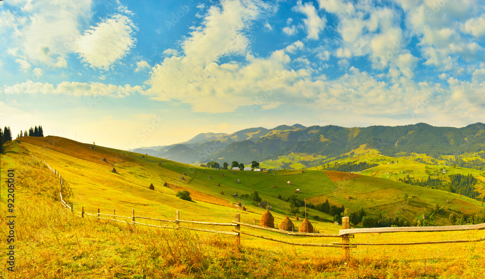 Fototapeta premium Autumn countryside