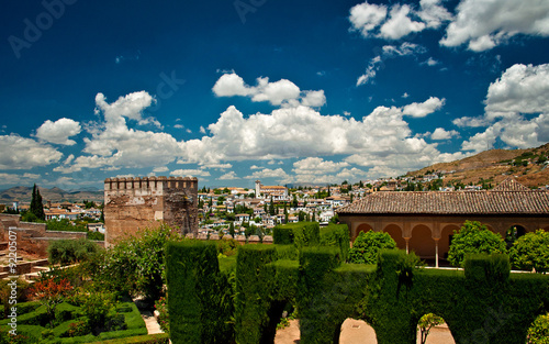 The famous Alhambra and Gen...