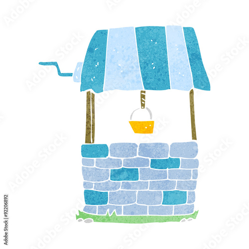 cartoon wishing well