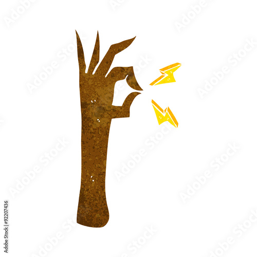cartoon okay hand gesture
