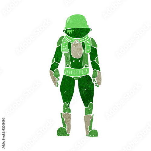cartoon astronaut