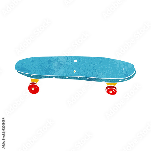 cartoon skateboard
