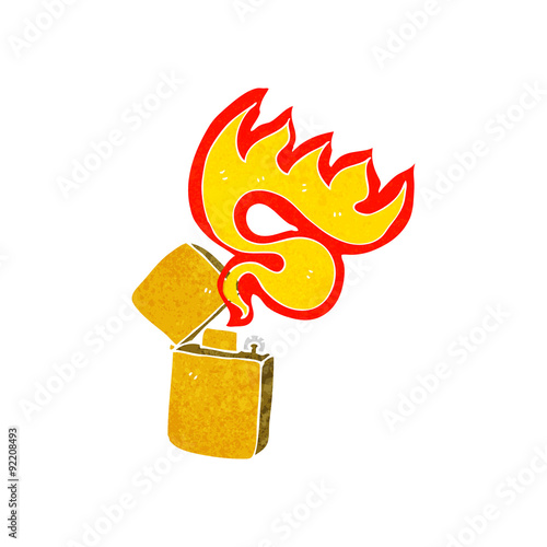 cartoon metal lighter