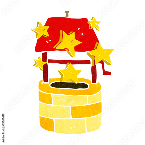 cartoon wishing well