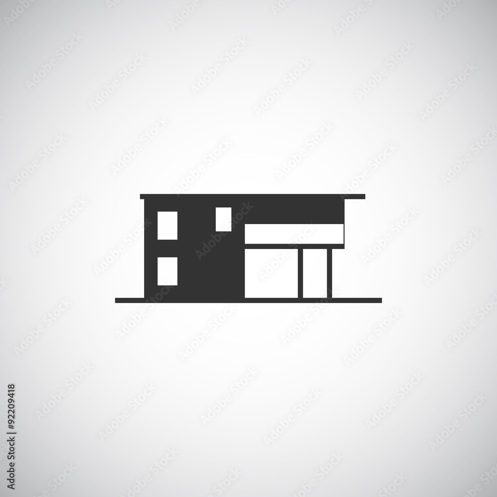 Abstract architecture building silhouette logo design template Abstract architecture building silhouette logo design template