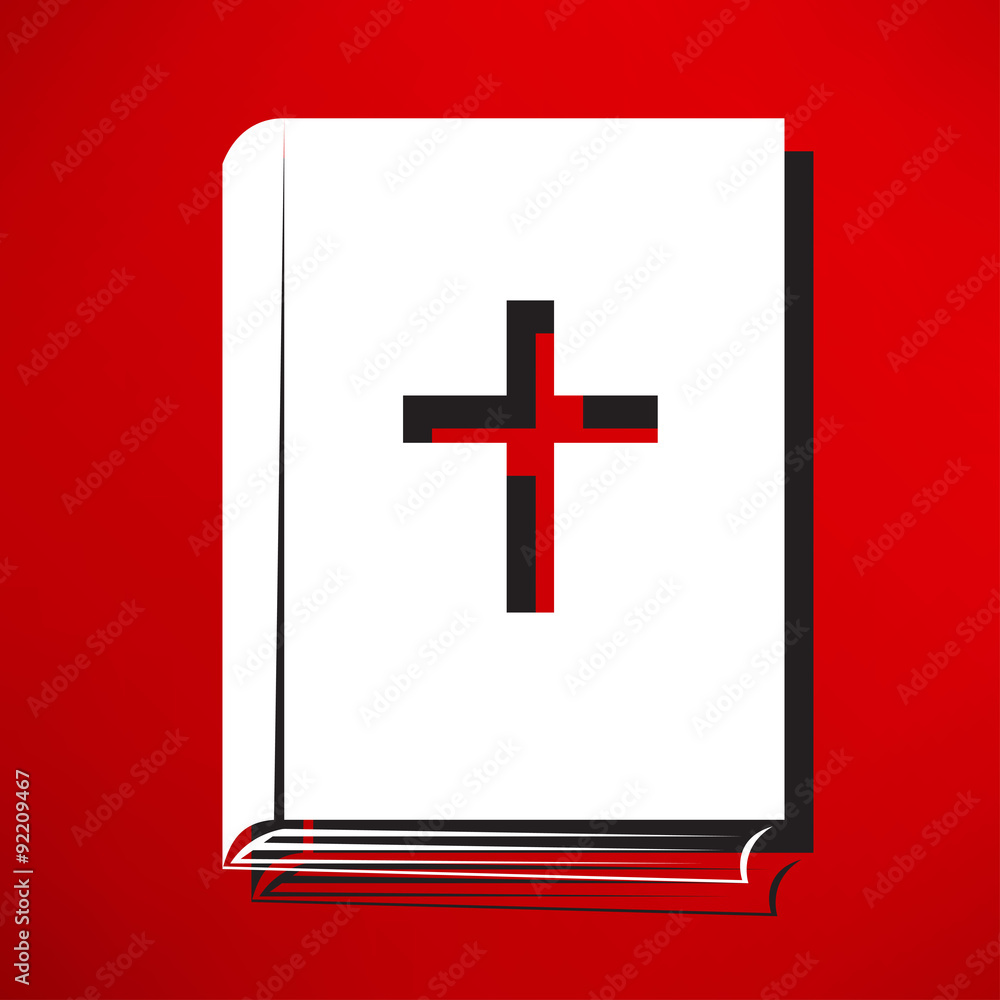 Fototapeta premium Bible book icon