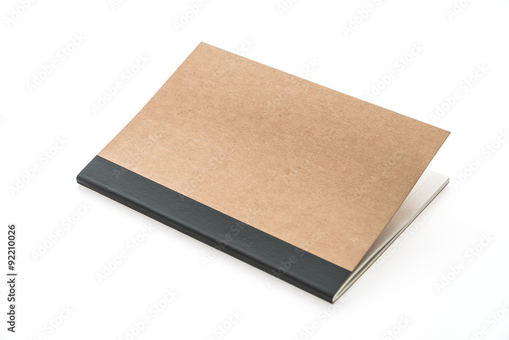 Blank mock up note book Blank mock up note book
