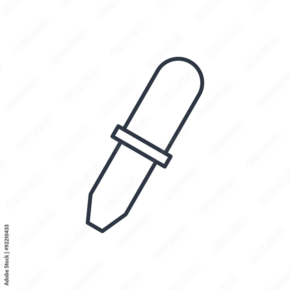 Fototapeta premium outline icon of pipette