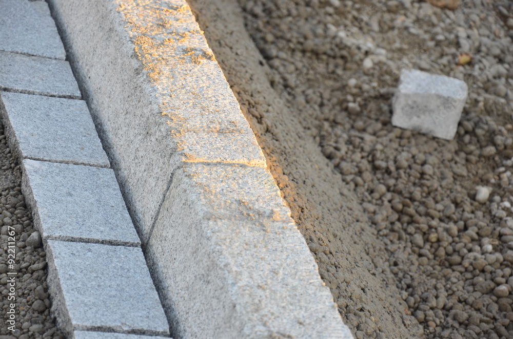 Obraz premium Strassenbau