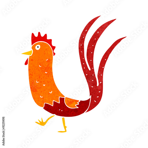 cartoon cockerel