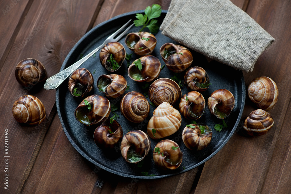 Escargot with Herbs and Butter recipe