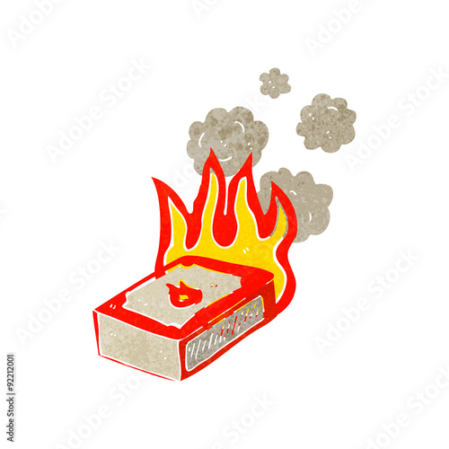 cartoon pack of matches
