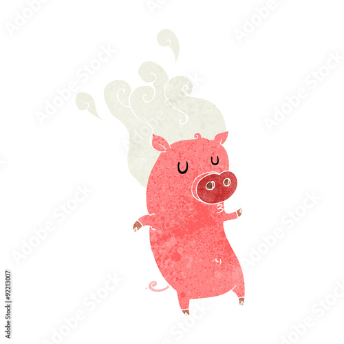 smelly cartoon pig