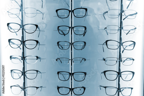 Eyeglasses in the shop © Nomad_Soul
