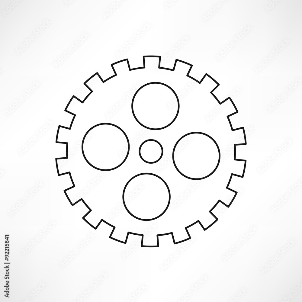 gears isolated object , technical, mechanical illustration gears isolated object , technical, mechanical illustration