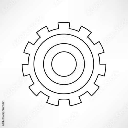 gears isolated object , technical, mechanical illustration