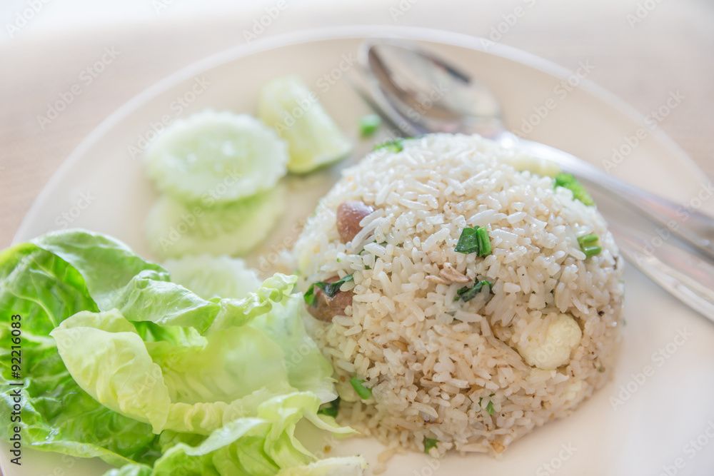 Fried rice with vegetables Fried rice with vegetables