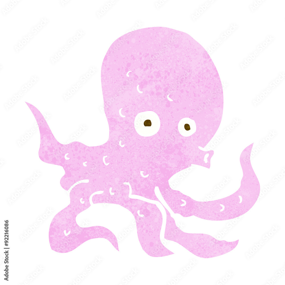 Obraz premium cartoon octopus